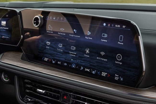 Chevrolet Tahoe Entertainment and Technology