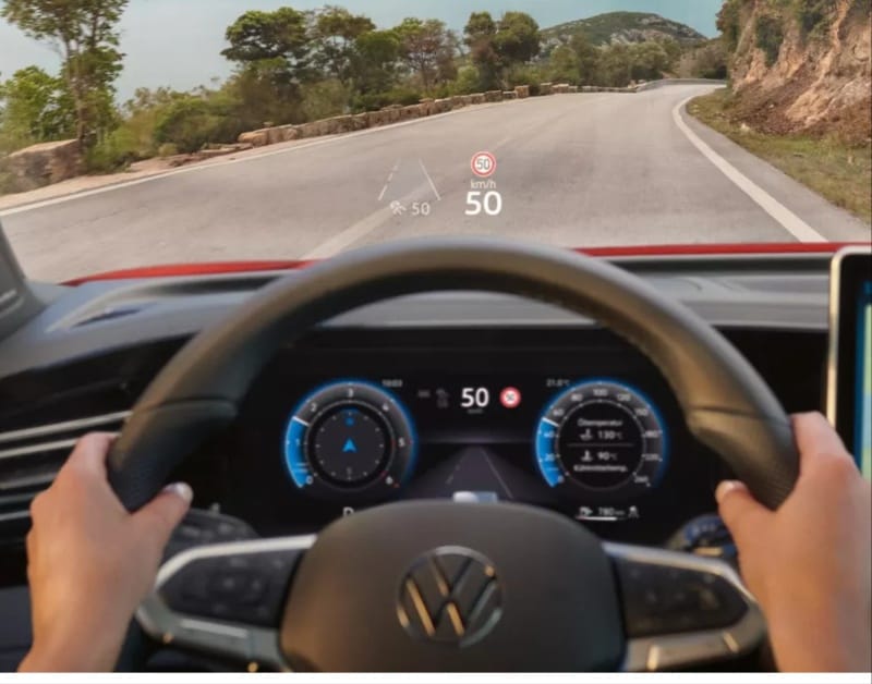 Volkswagen Tiguan Head-up display