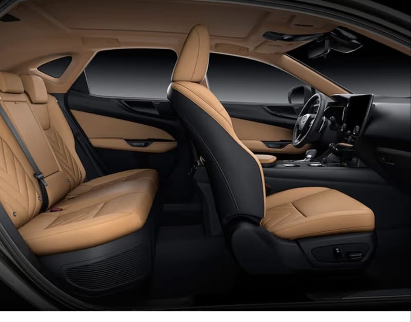 Lexus NX seat and screen