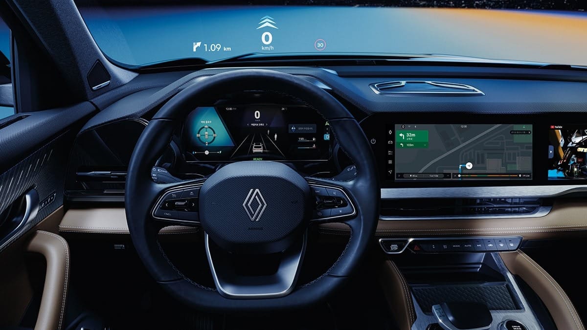 Renault Koleos screen 
