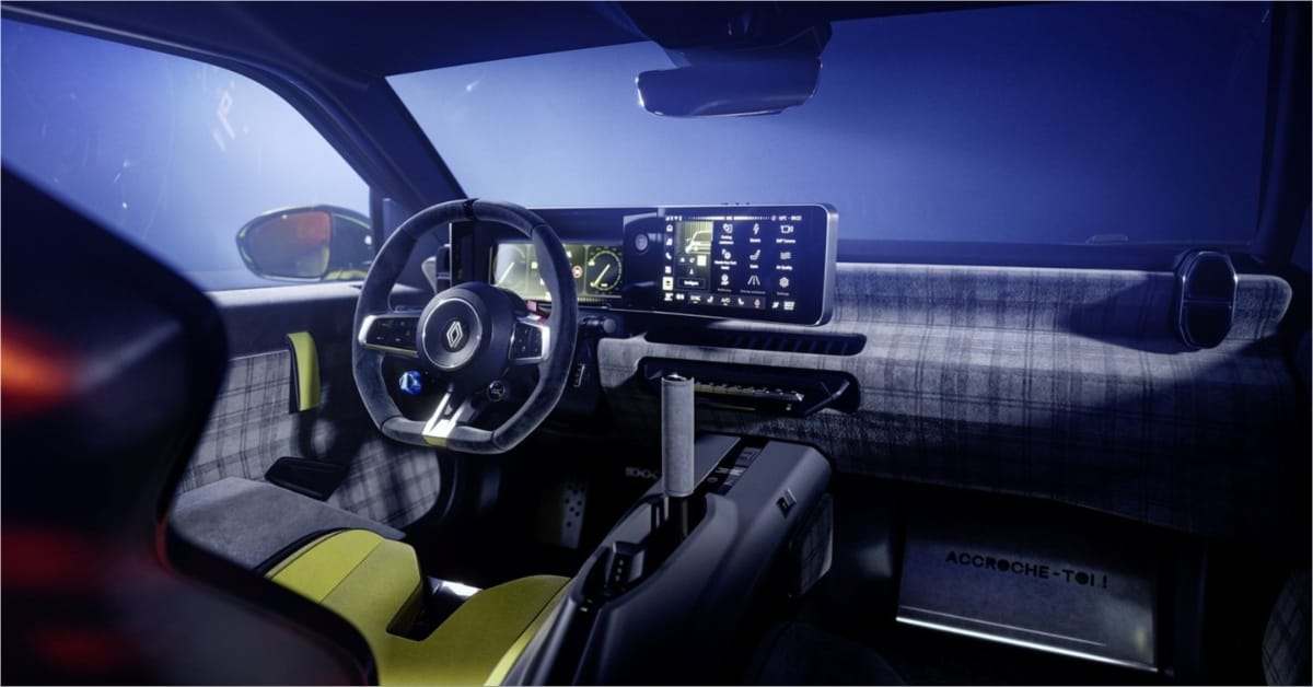 Renault 5 Turbo 3E In-Car Technology