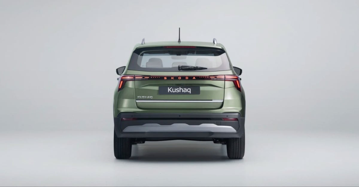 Skoda Kushaq back view