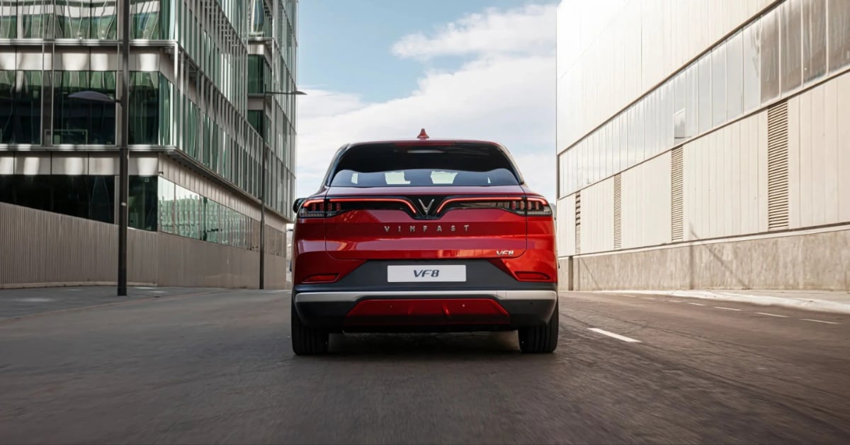 VinFast VF8 back view