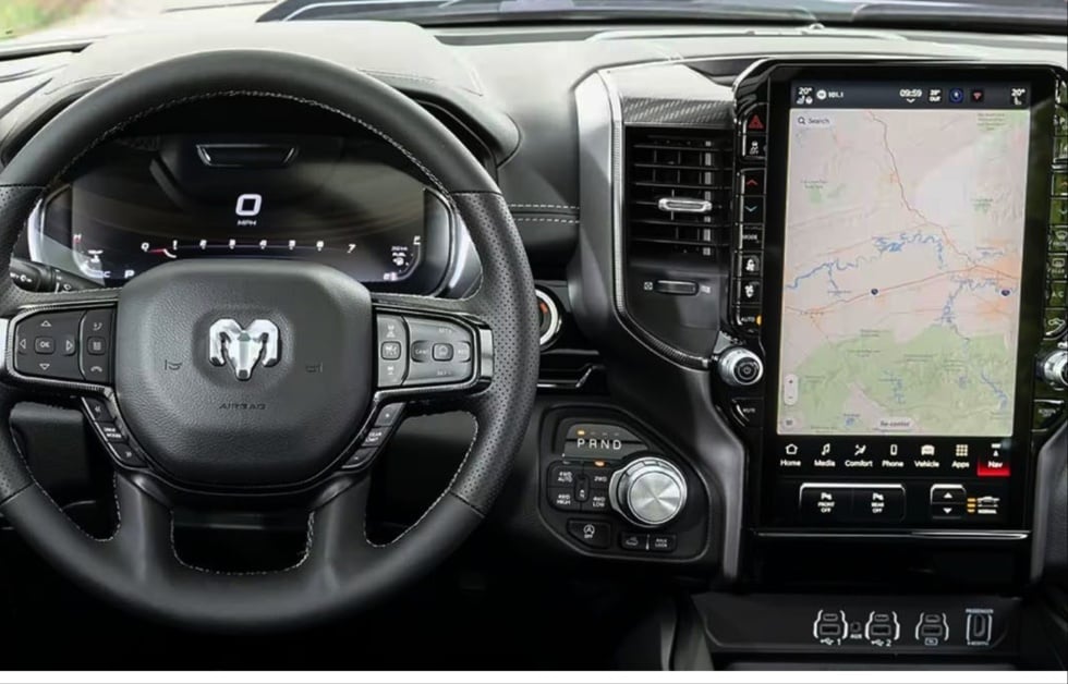 RAM 1500 interior
