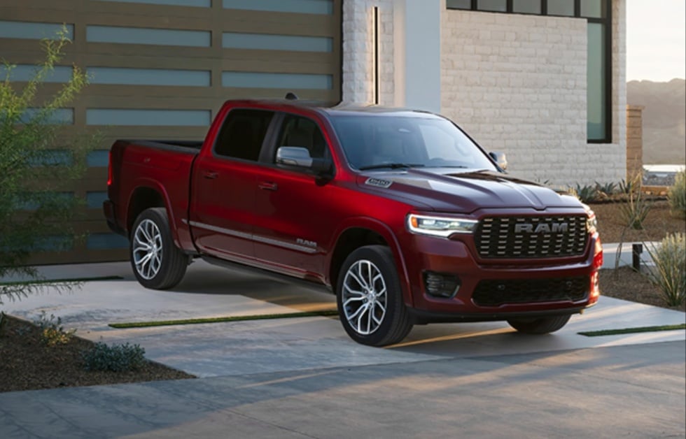 RAM 1500 side view