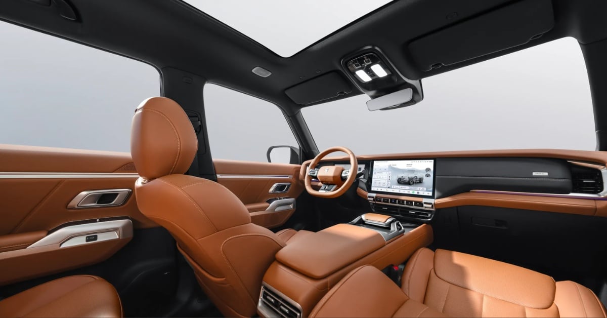 Deepal G318 interior back view