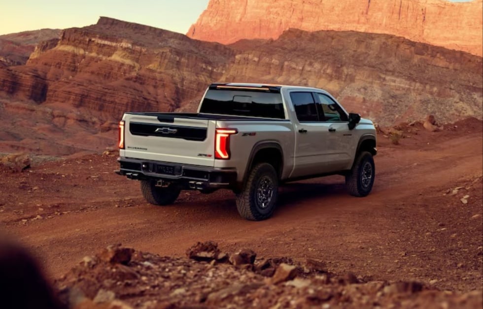 Chevrolet Silverado back view