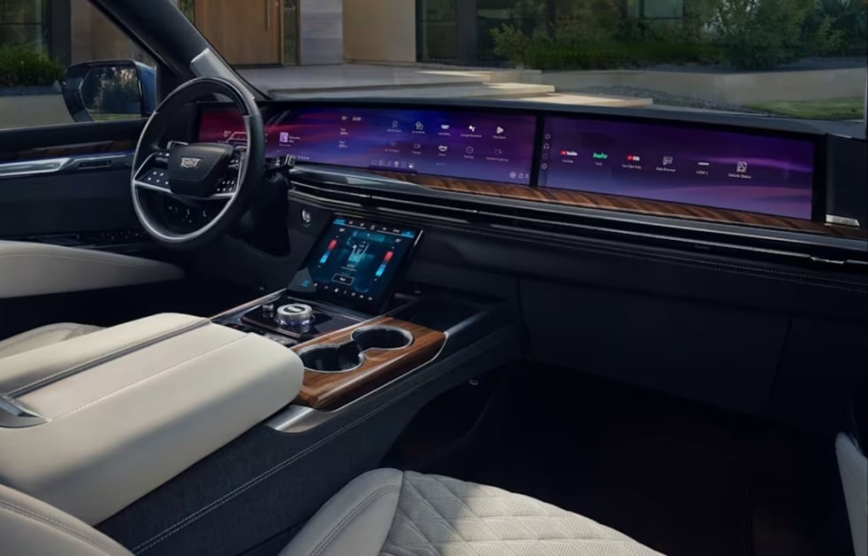 Cadillac Escalade display