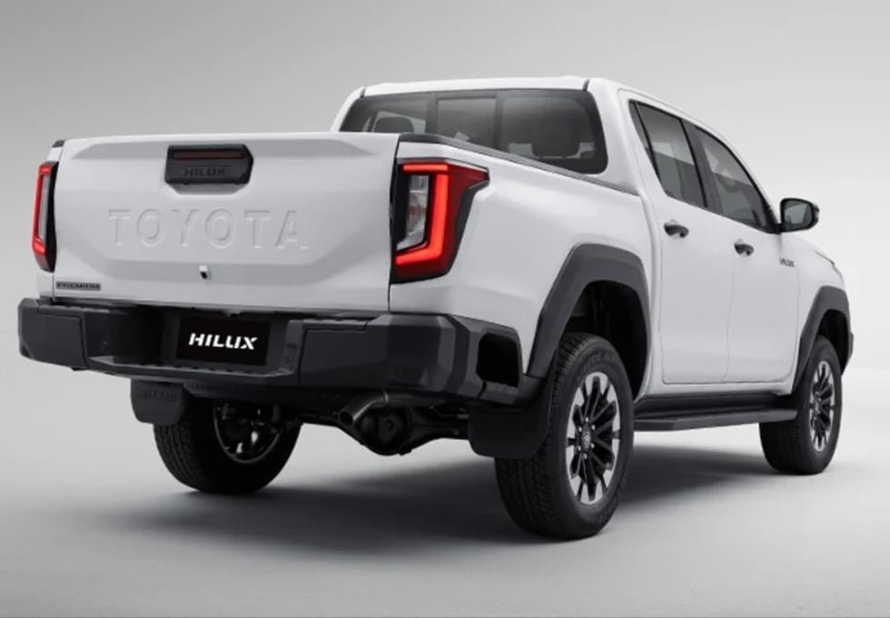 Toyota Hilux back view