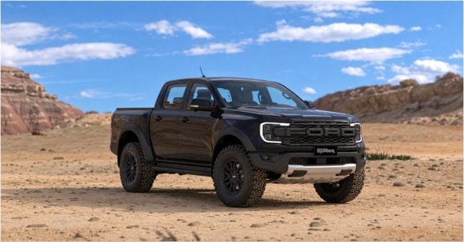 Ford Ranger Raptor side view