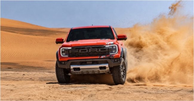 Ford Ranger Raptor front view