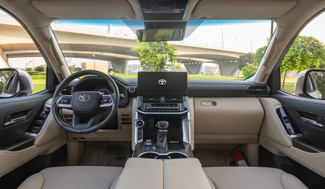 Toyota Land Cruiser GXR interior