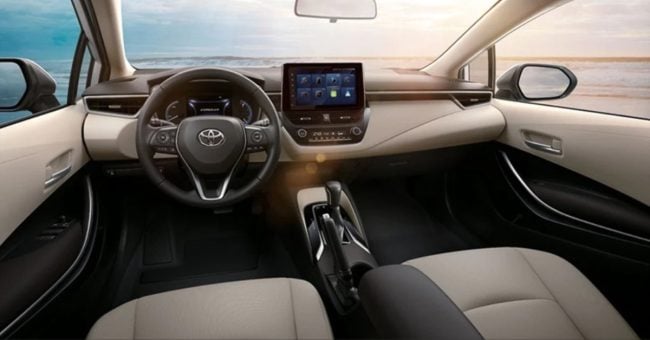 Toyota Corolla 2026 interior