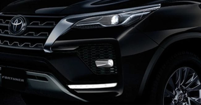 Toyota Fortuner headlight