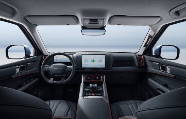 BYD Shark 6  Interior tech