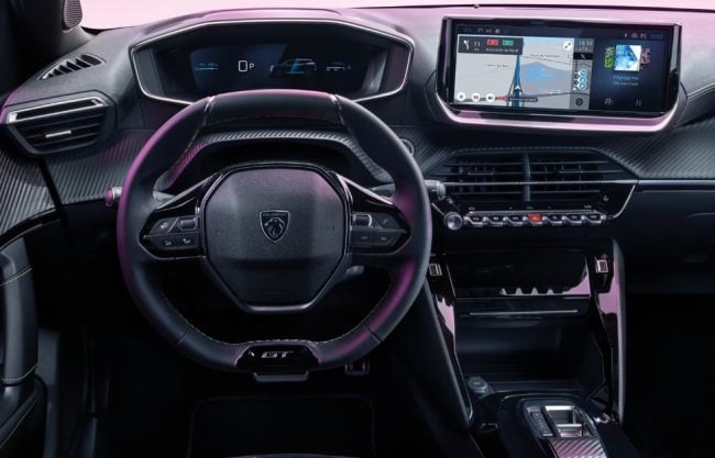 Peugeot 2008 interior view