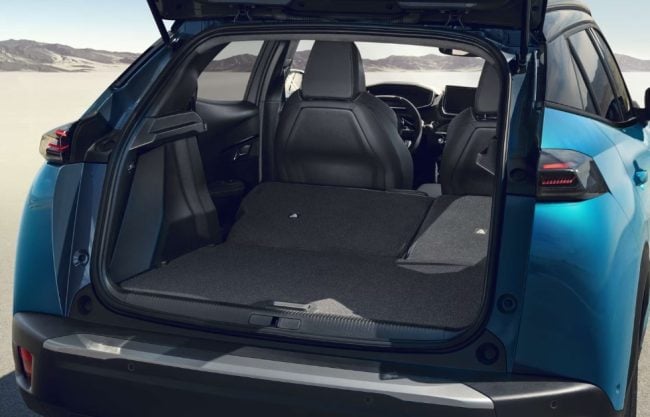 Peugeot 2008 storage view