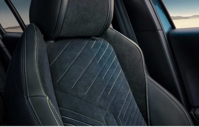 Peugeot 2008 seats