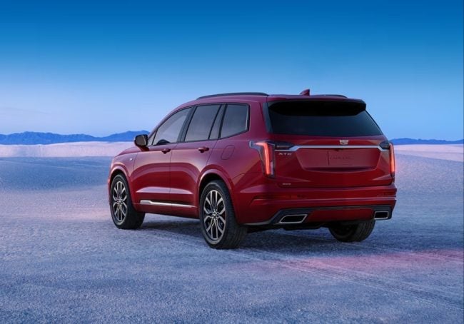 Cadillac XT6 back view
