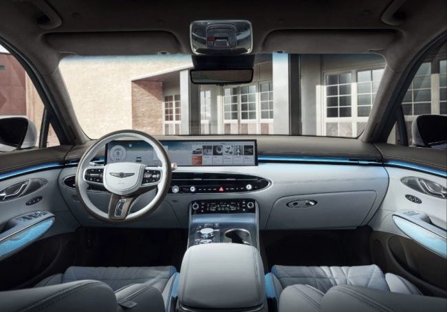 Genesis GV70 interior view