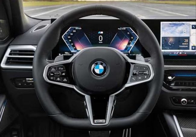 New BMW 3 Series interior feature