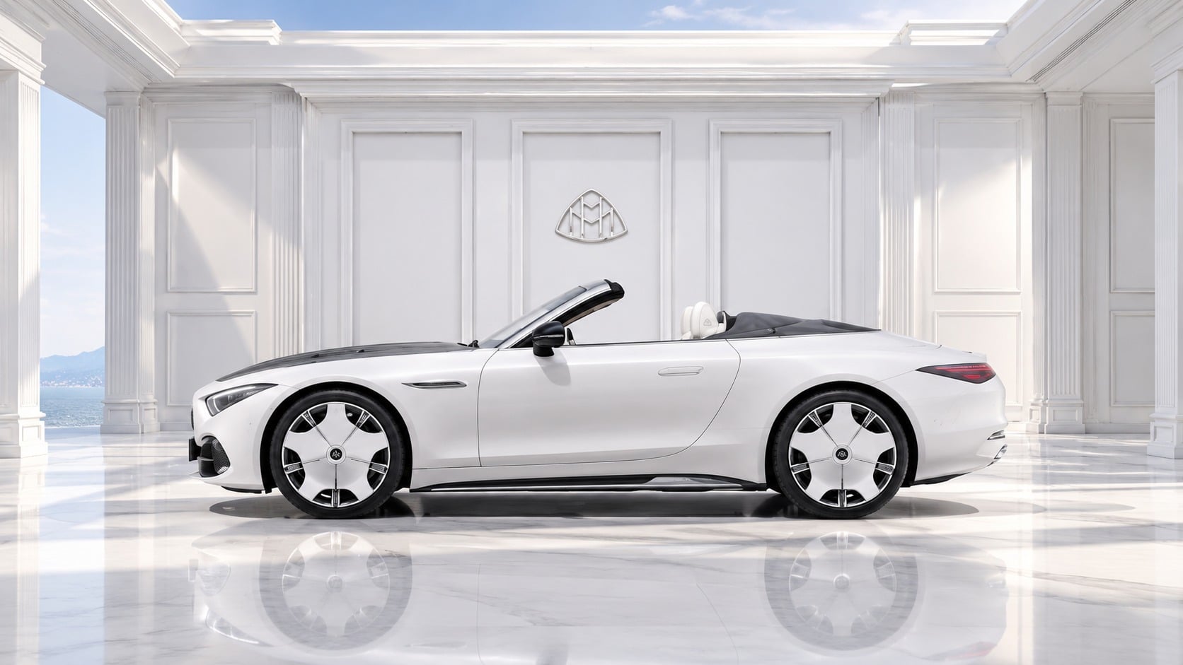 Mercedes-Maybach SL Front Side View