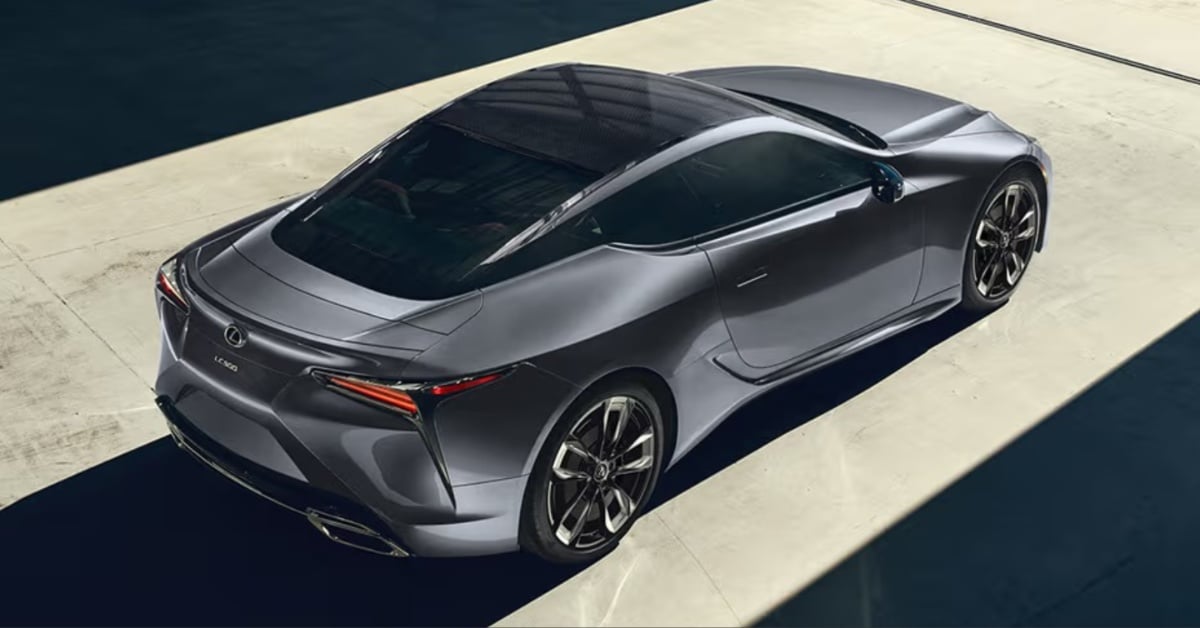 Lexus LC 500 Back View