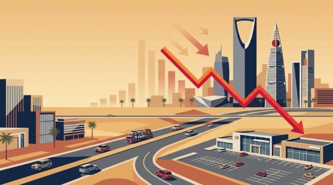 Automotive sales decline in Saudi market