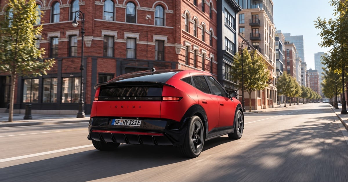 Hyundai IONIQ 3 Back View