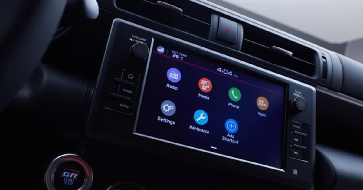  Toyota GR86 Display