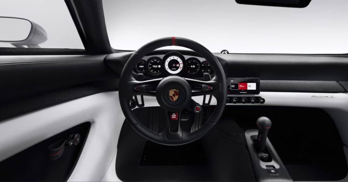 Porsche Mission S Interior View