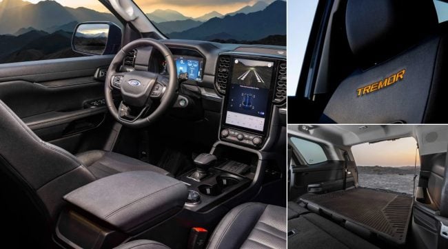 Ford Everest Tremor interior