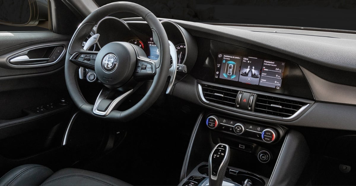 Alfa Romeo Giulia Interior View