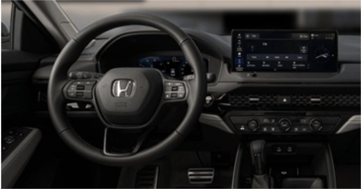 Honda Accord Interior View